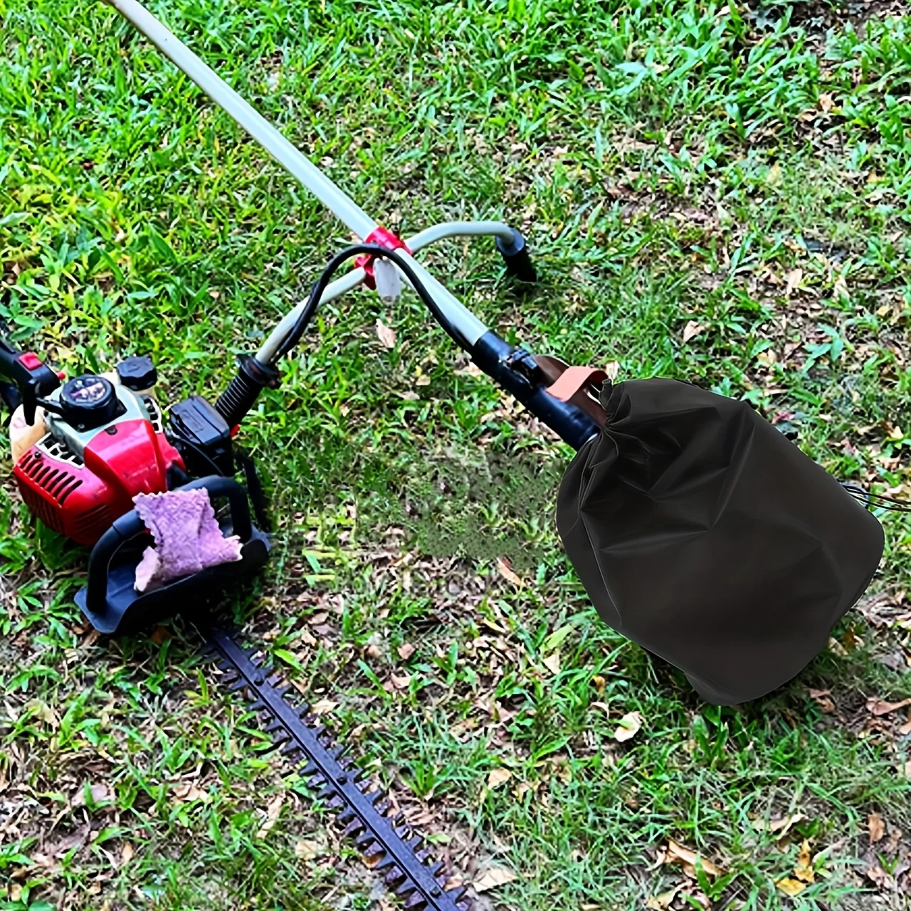 Heavy-Duty Oxford Fabric Garden Lawn Mower Cover, Engine All-in-One Sun & Dust Protection, Equipment Simple Installation Design
