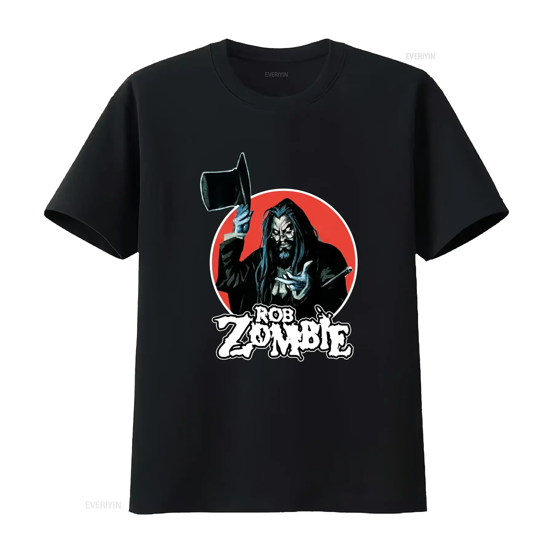 Rob Zombie Kids T Shirt Magician vintage Washed Slightly Stylish Comfortable homme Breathable Versatile designer clothes Unisex