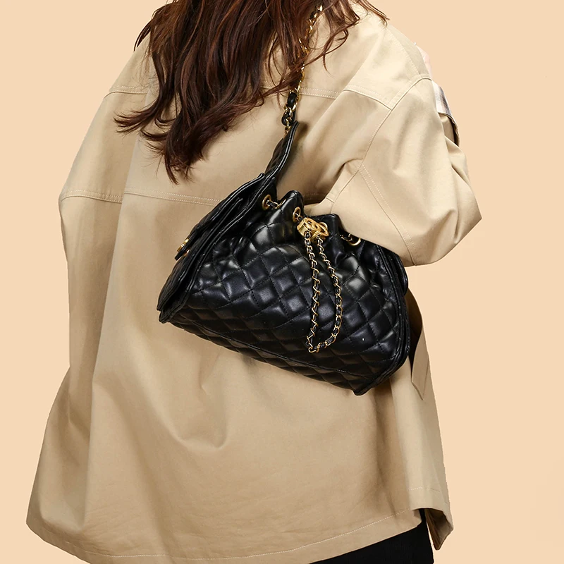 High End Royal Regal Women Handbag Luxury Vintage Leather Crossbody Bag Shoulder