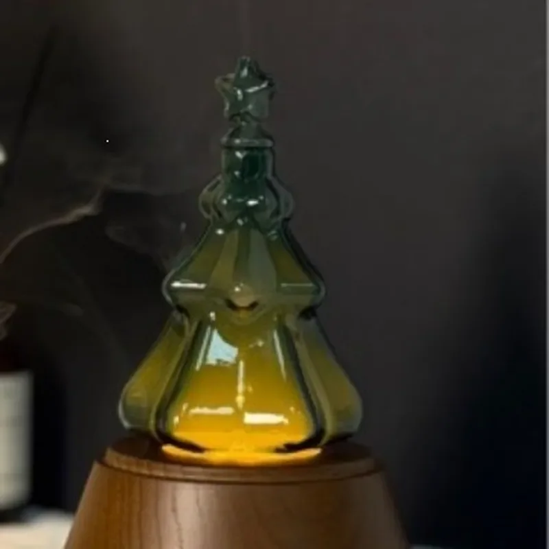 Christmas Tree Aroma Diffuser Cold Air Humidifier Pure Essential Oil Desktop Decor Gift Box Ornament for Home Office