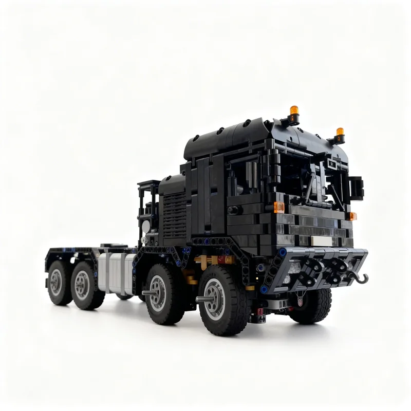 2351pcs MOC Military Truck Inspired Mammut SLT2 Pendular Suspension - Without Shock Absorbers Technical Model Building Blocks 3D