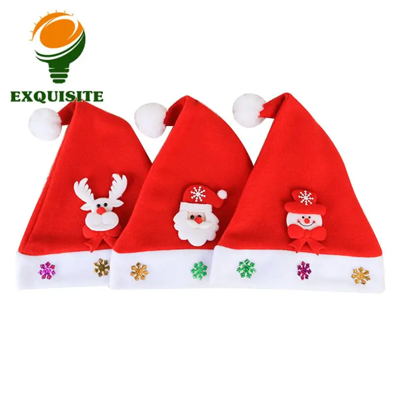 Christmas Hat High-quality Holiday Decoration Unique Durable Xmas Gift Must-have Snowman Hat Winter Hat Festive Santa Claus Hat