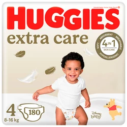 Pieluchy HUGGIES Extra Care 4 (8-16kg) 180 szt