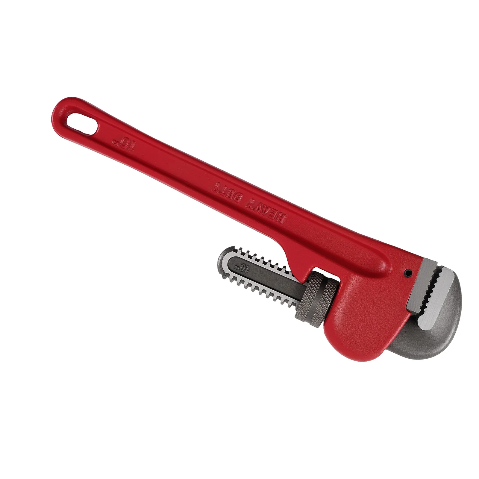 Adjustable Pipe Wrench 10 in 250mm Heavy Duty CRV Steel Serrated Jaw Tool