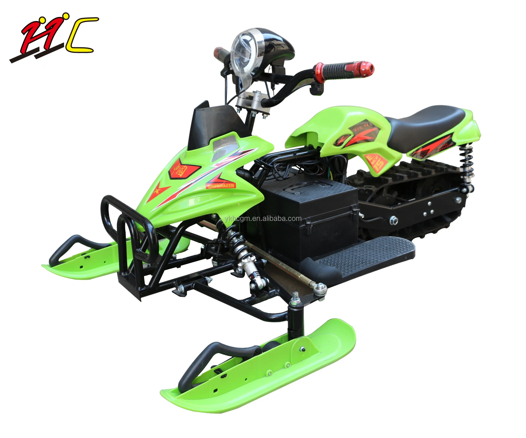 Snow Scooter With Battery 48v 20AH 800w With Horn/light/three Speed Electric Scooter Electric Snow Racer Snowmobile