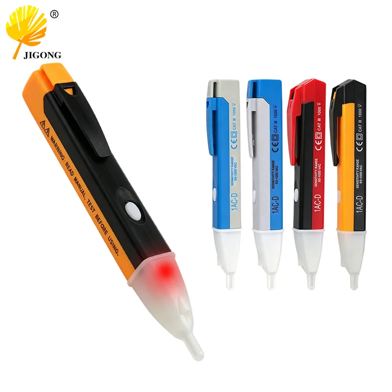 Non‑Contact Voltage Tester Pen Sound Light Alarm Flashlight AC Voltage Detector Zero Live Wire Circuit Fault Breakpoint Finder