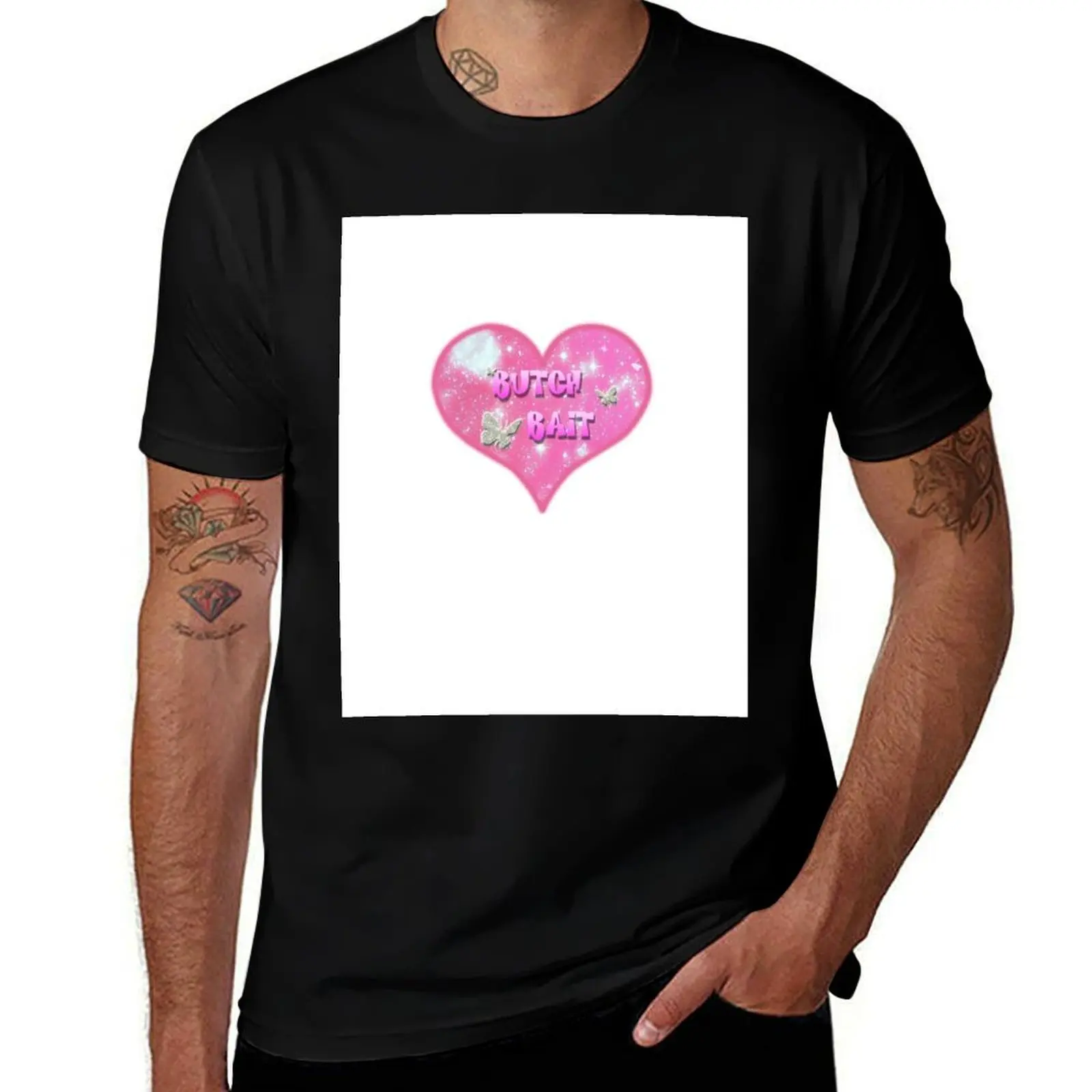 Butch Bait T-Shirt Retro Style Print Casual Top T-Shirt