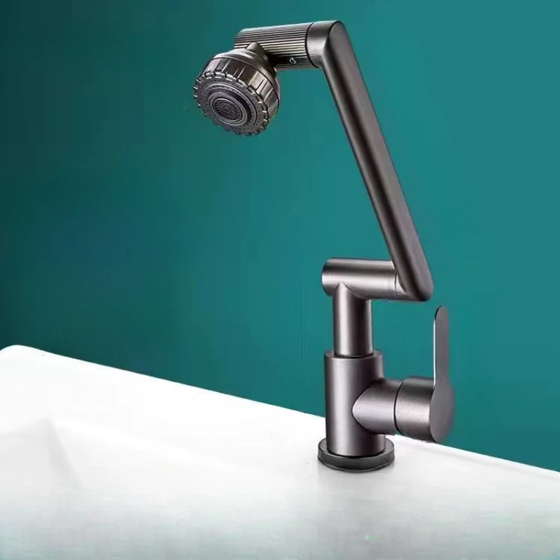 

Bathroom sink, stainless steel faucet, universal cold and hot type