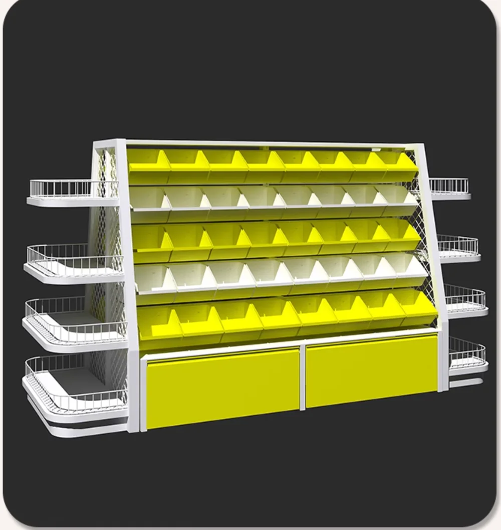 

Shelves Supermarket shelves display shelves convenience store snacks small food new scattered device shelves multi-layer shelf