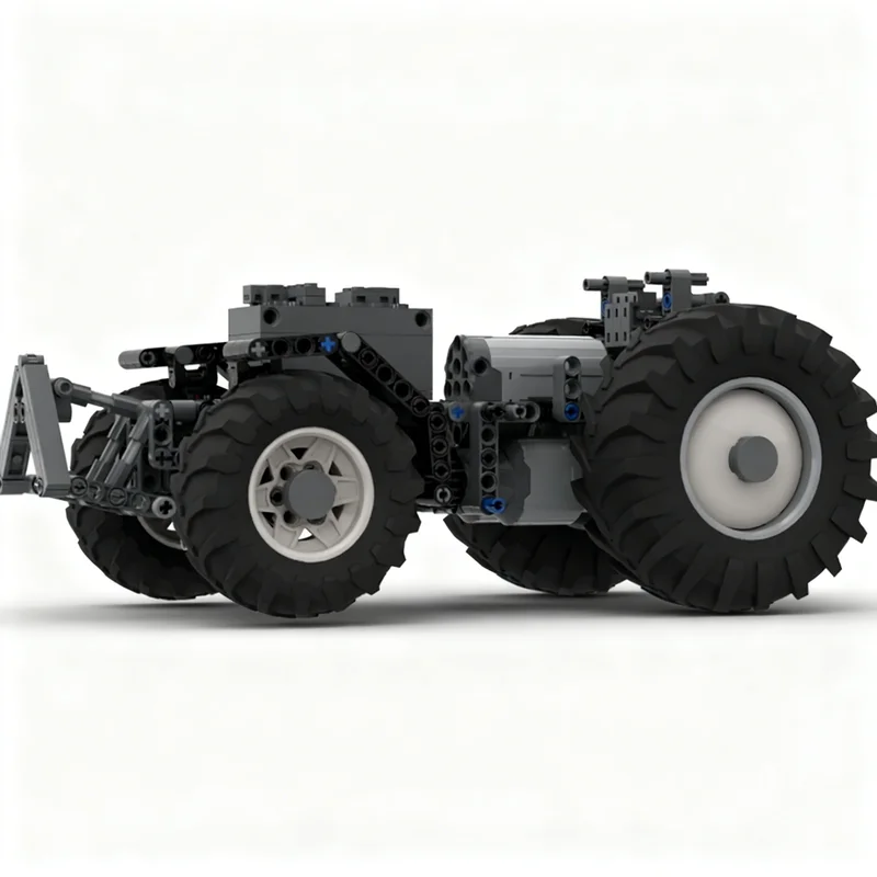484pcs MOC 유니버설 트랙터 섀시 RC 기술 모델 빌딩 블록 건축 DIY 크리스마스 선물 장난감 창의적인 아이디어