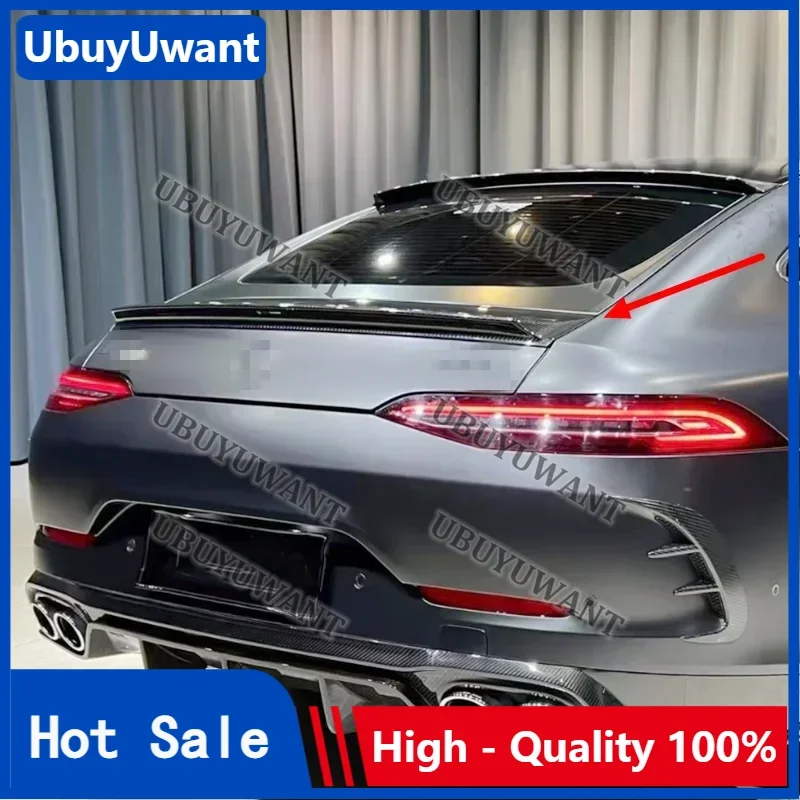 For Mercedes Benz GT43 GT50 GT53（Only For 4 Doors）High Quality Real Carbon Fiber Rear Wing Trunk Lip Spoiler 2019 2020-2025