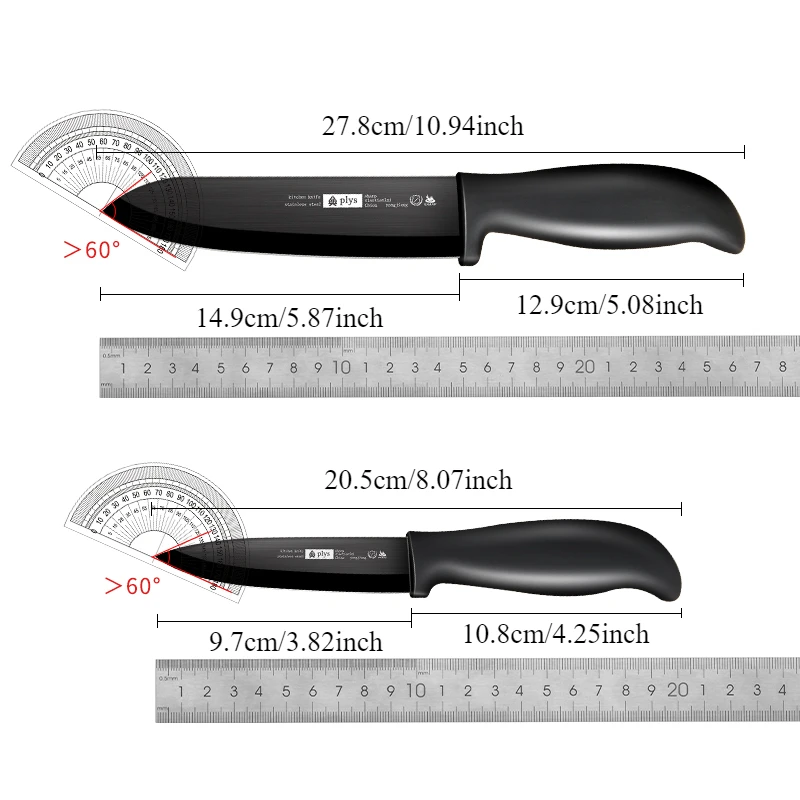 BAKULI-Never Rust, Healthy Antibacterial Ceramic Knife, Environmentally Friendly Fruit Knife, Easy to Clean Chef Knife