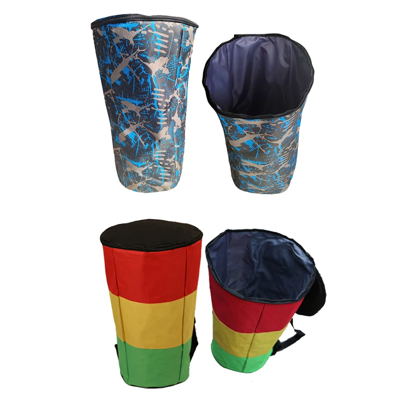 Djembe Bag 8/10/12/13 Inch Thick Shockproof African Drum Case Shoulders Back Oxford Cloth Waterproof Package Outdoor Carrying