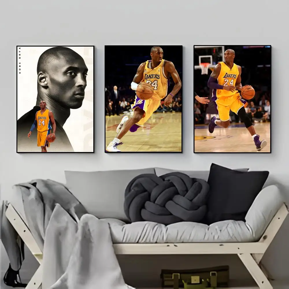 k-kobe bryant Poster HD  Waterproof Wall Sticker Bar Living Room Decor Gift view 2