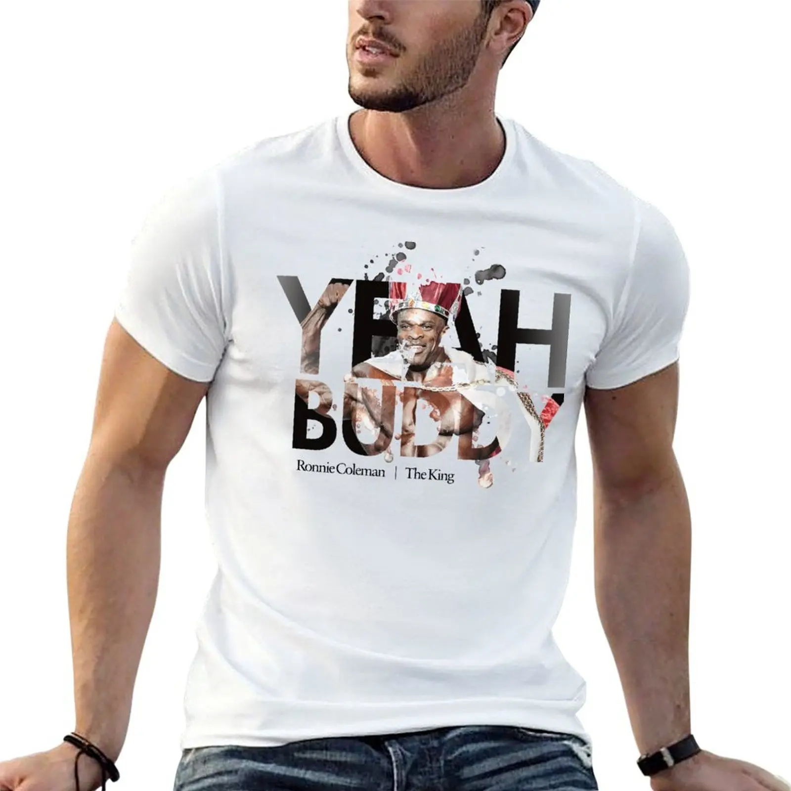 

t | cotton man shirts man King for shirt t T-Shirt pack t | Buddy for The Yeah white shirt pack Ronnie Coleman