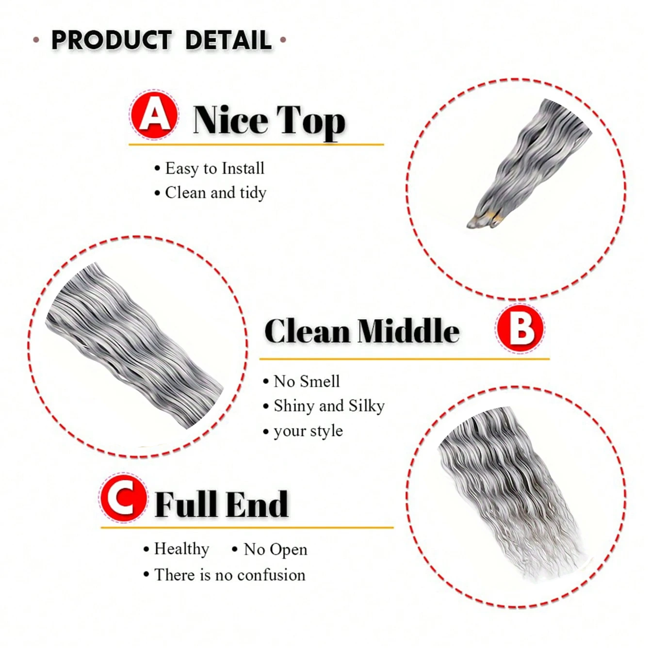 1 Stück 30 Zoll tiefe Welle Flechthaar synthetische lockige Häkelverlängerungen gewellte böhmische Zöpfe für Frauen tägliche Party Urlaubsgebrauch