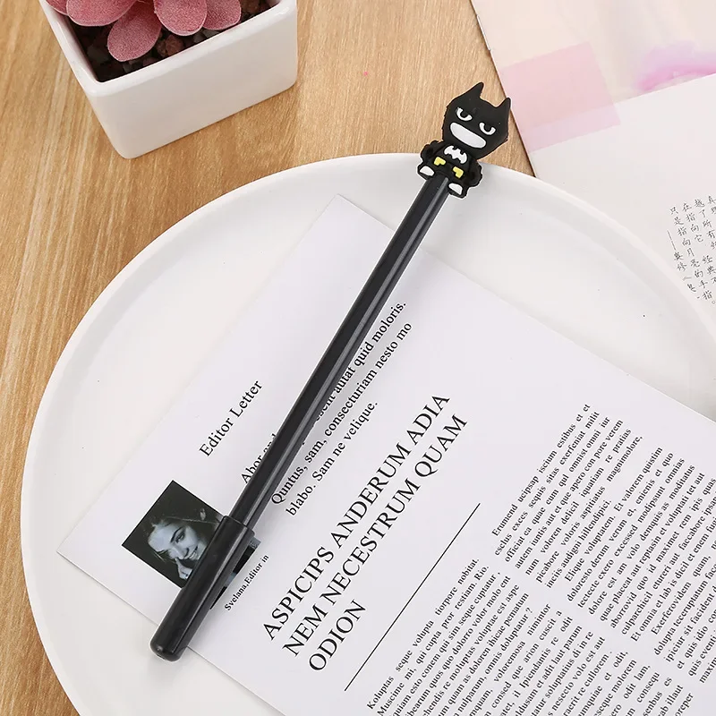 Superheroes spiderman Stationery Batman pen Iron Man Creative Cartoon Pens Student Minimalist Exam Ball Pen Office Signature Pen