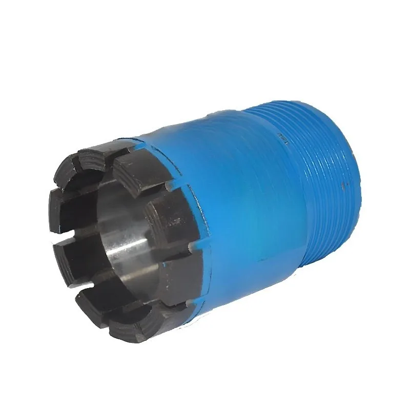 Hot-pressed diamond drill bits for geological concrete coring, drilling, exploration, and water well limestone