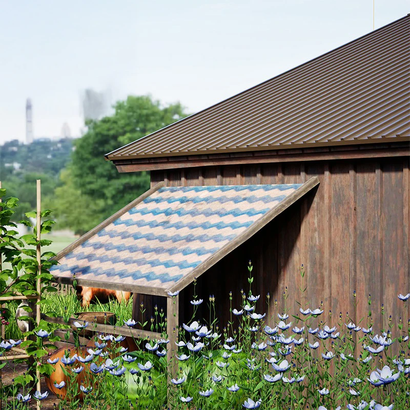 

Двухслойная алюминиевая крыша с вогнуто-выпуклой изоляцией Great Wall для навеса, павильона в солнечной комнате — энергоэффективная покровная панель