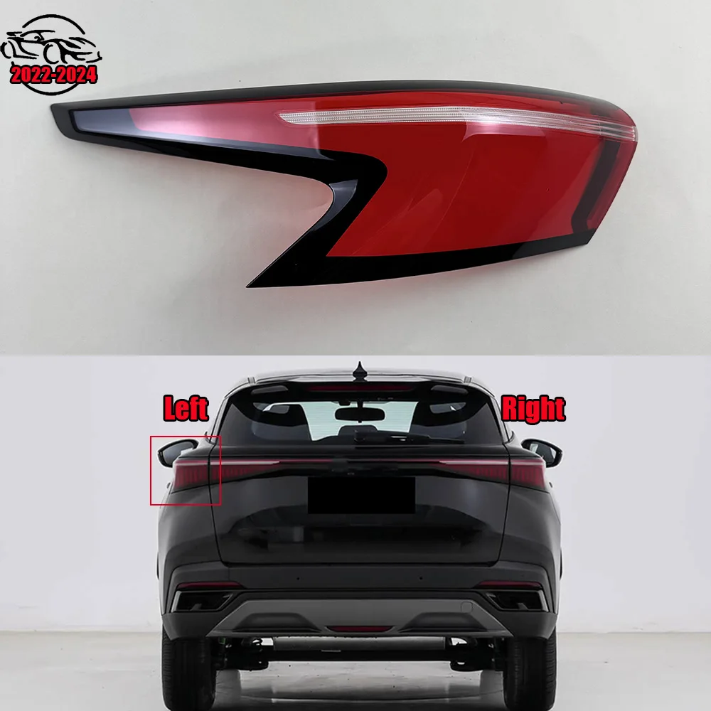 

For Chery Omoda 5 C5 Fownix FX 2022 2023 2024 Car Taillight Shell Rear Signal Parking Lights Cover Auto Replacement Parts