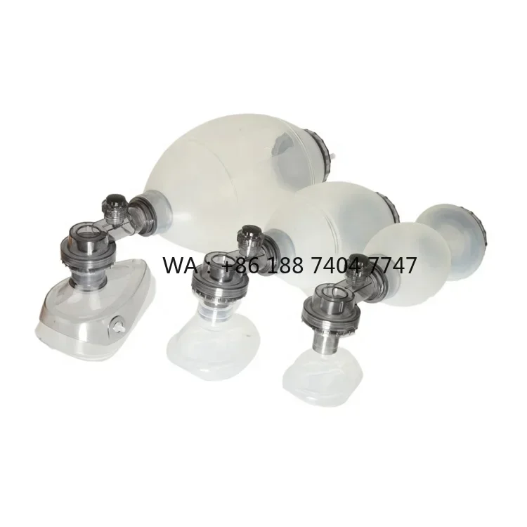 Silicone ambu bag manual resuscitator kit 280/550/1500ml