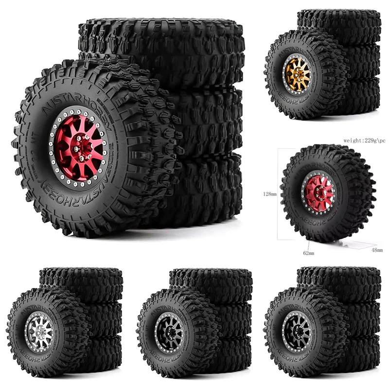 

Ступица шины с металлическим зажимом для Traxxas TRX4 Defender Bronco Axial SCX10 90046 4WD 1/10 1/8 RC Гусеничный автомобиль Сверхмощные аксессуары для самостоятельного изготовления