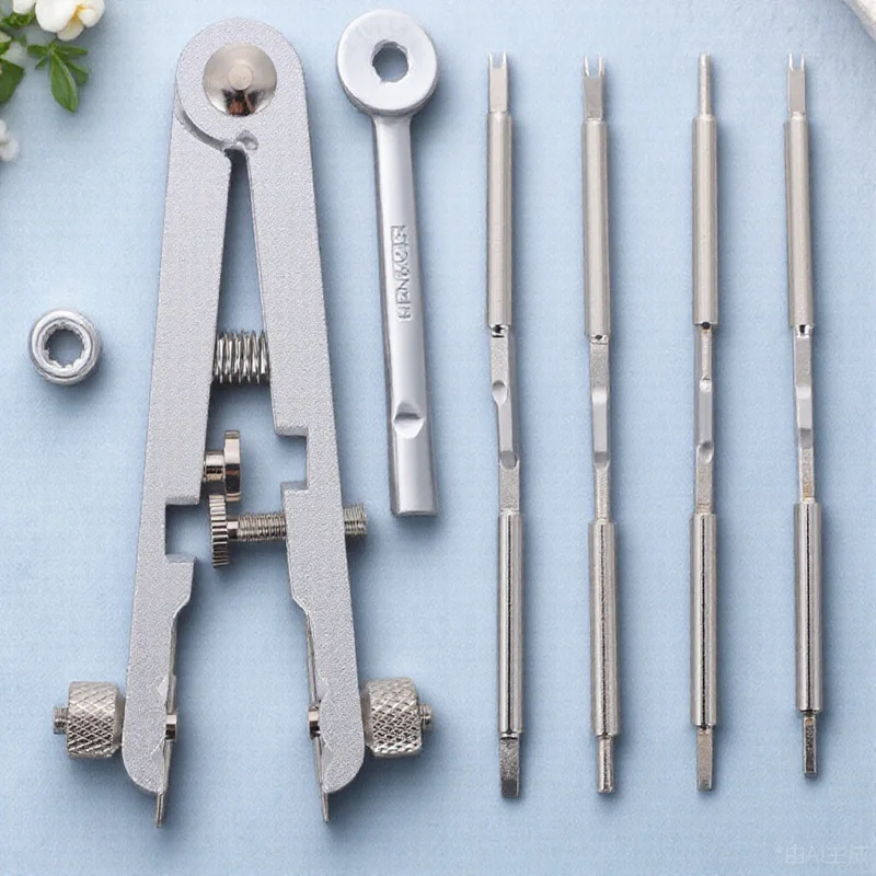 1Set Lightweight Watch Band Tool Spring Bar Plier V Type Remover for Watch Strap Bracelet Adjustments Spring Bar Plier Tool