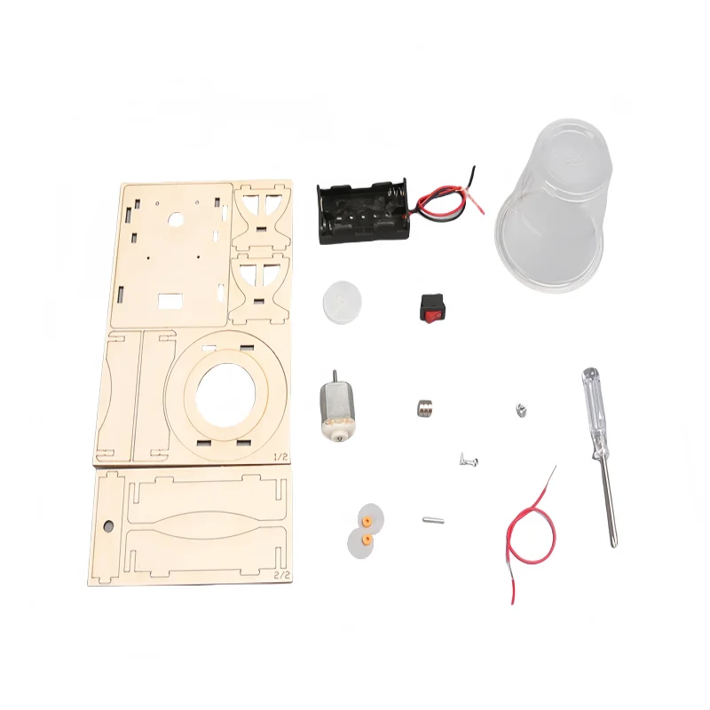 Kids DIY Science Puzzle Toy STEM Technological Physics Learning Kit Funny Electric Eddy Simulation Educational Teaching Aids