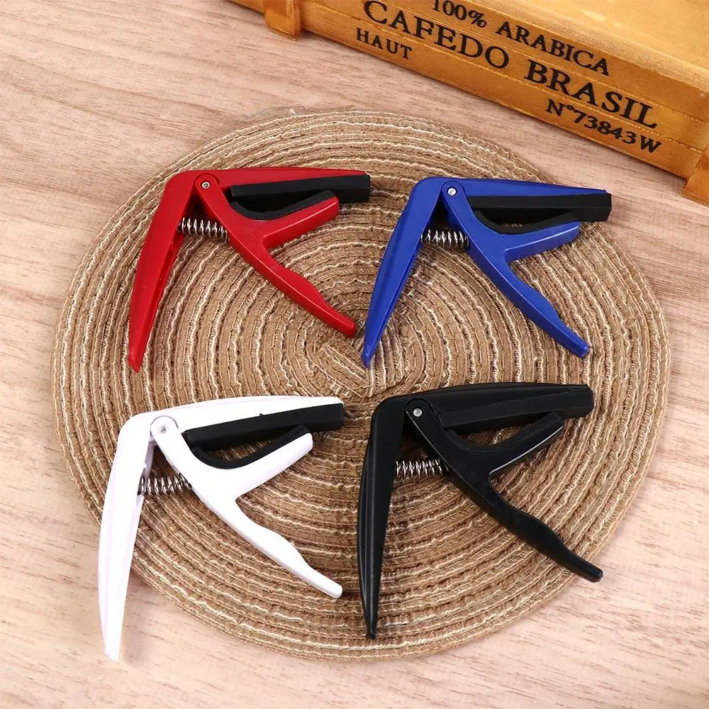 Guitar Accessories Plastic Universal Guitar Capo Red White Guitarra Tuning Clamp Portable Pink Guitar Tuning Clamp Ukulele