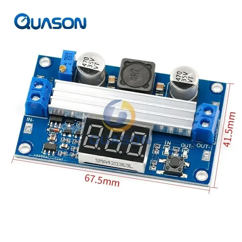DC DC-DC da 3 ~ 35 V a 3,5 ~ 35 V LTC1871 Booster step up Modulo step-up Convertitore Alimentatore regolato + Voltmetro