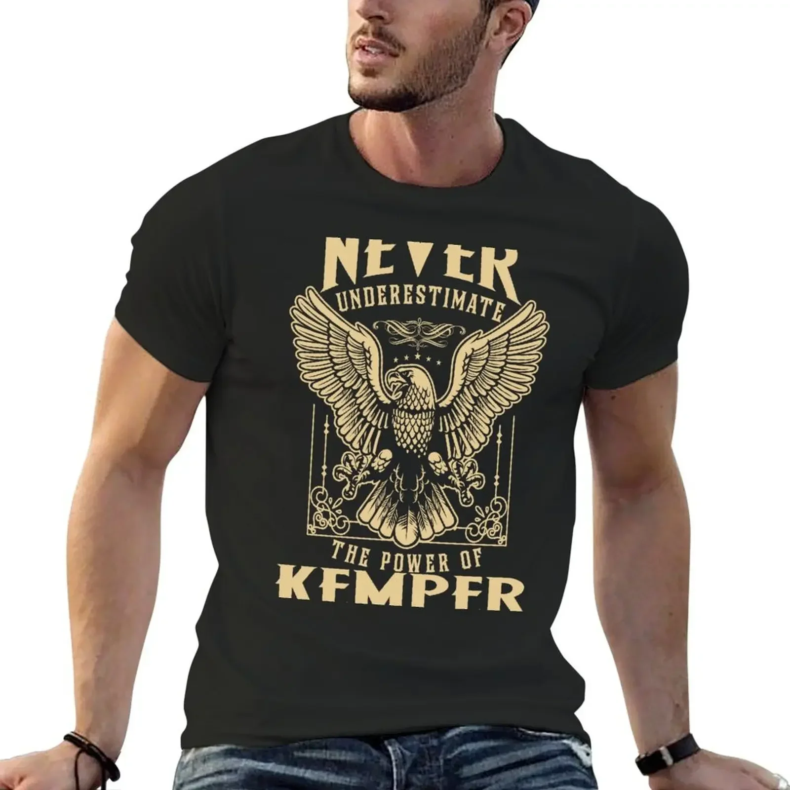 Never Underestimate The Power Of Kemper T-Shirt summer top oversized graphic tee clothes for men