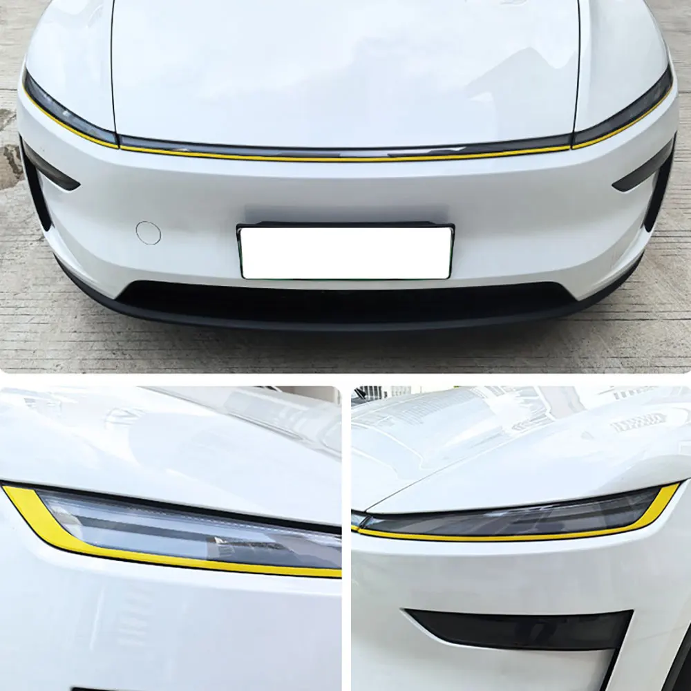 

Car Headlight Decoration Stickers for Tesla Model 3 Highland 24-26 Model Y 25-26 Light Trim Strip Color Change Film Accessories