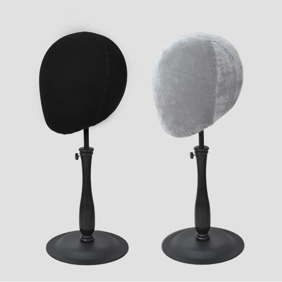 

Mannequin Head with adjustable wig stand Foam/ flannel sponge Hairdresser Training Head for Wig, hat, jewelry display