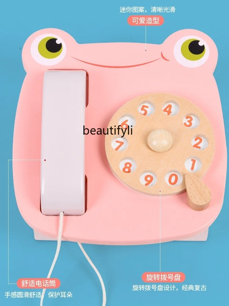 Phone Toys Baby Early Education Talking Children Baby Intercom Telephone Children Dial Simulation Landline