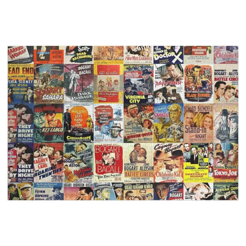 Humphrey Bogart Movie Posters Jigsaw Puzzle Custom Wooden Gift Custom Child Personalized Gift Custom With Photo Puzzle