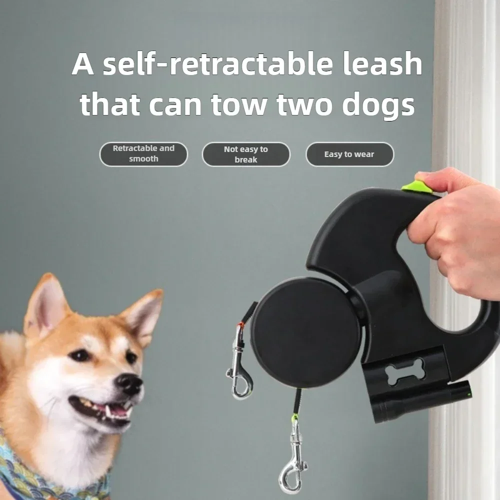 Pet Automatic Retractable Traction Rope Explosion-proof Punching Traction Device Walking Dogs Durable Dog Leash Pet Products