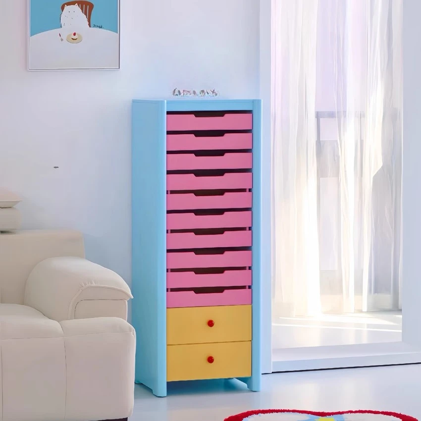 

Youjia Design Drawer Cabinet Dopamine All Solid Wood Side Cabinet