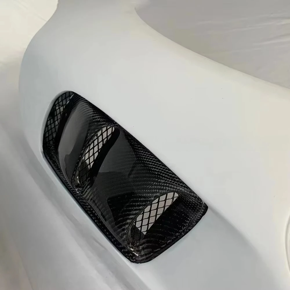 الجملة الألياف الزجاجية ألياف الكربون المصدات الأمامية تنفيس ل718 #3