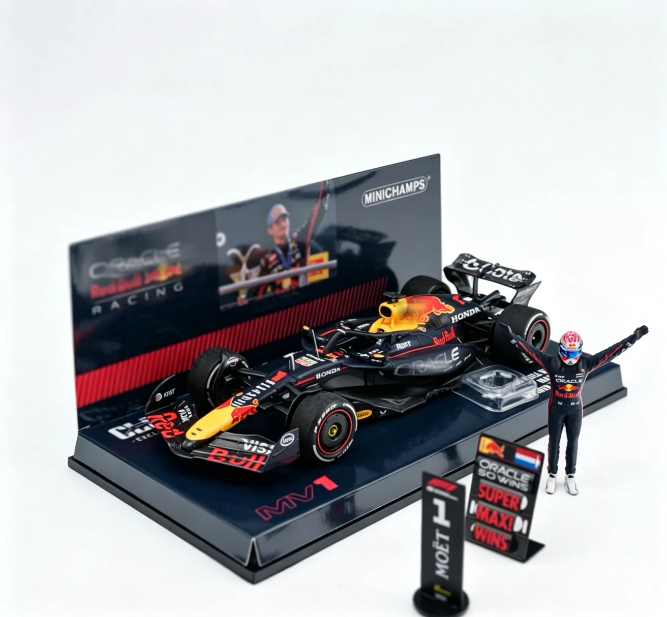 Minichamps 1:43 447 252601 RACING RB21 - MAX VERSTAPPEN WINNER ITALIAN GP 2025 Resin Model Car