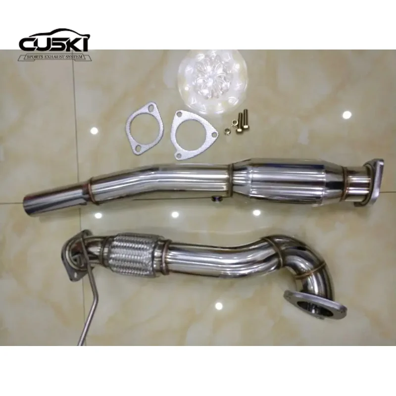 High Performance Cat style lower exhaust pipe For Audi TT A3 S3 Quattro Mk1 1.8L K04 Upgraded 00-06 Exhaust Modification  system