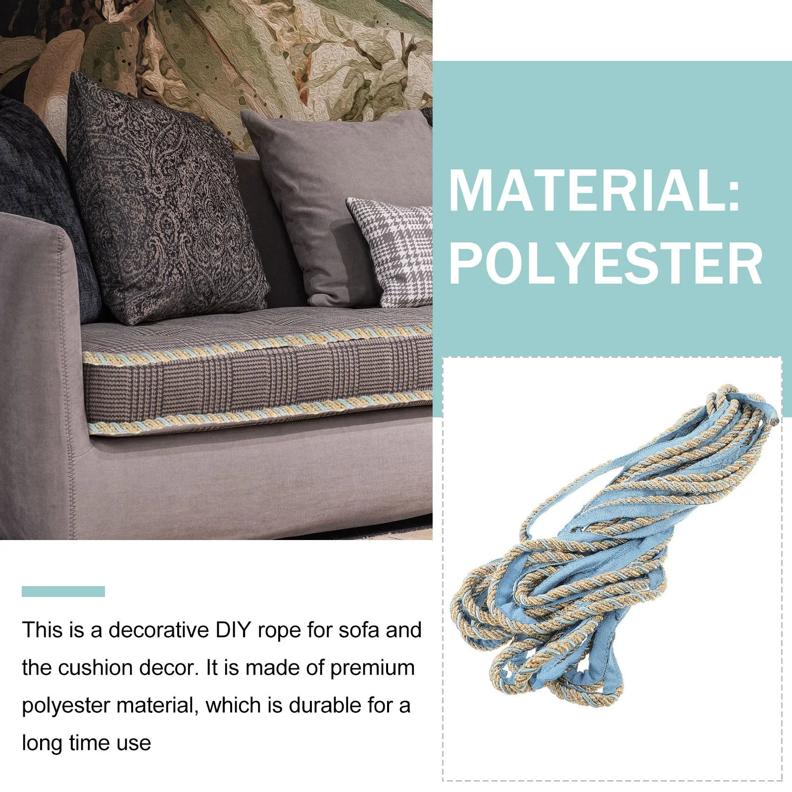 Twisted Trim Cord Rope Four Br - Cord Trim Twisted recension och pris
