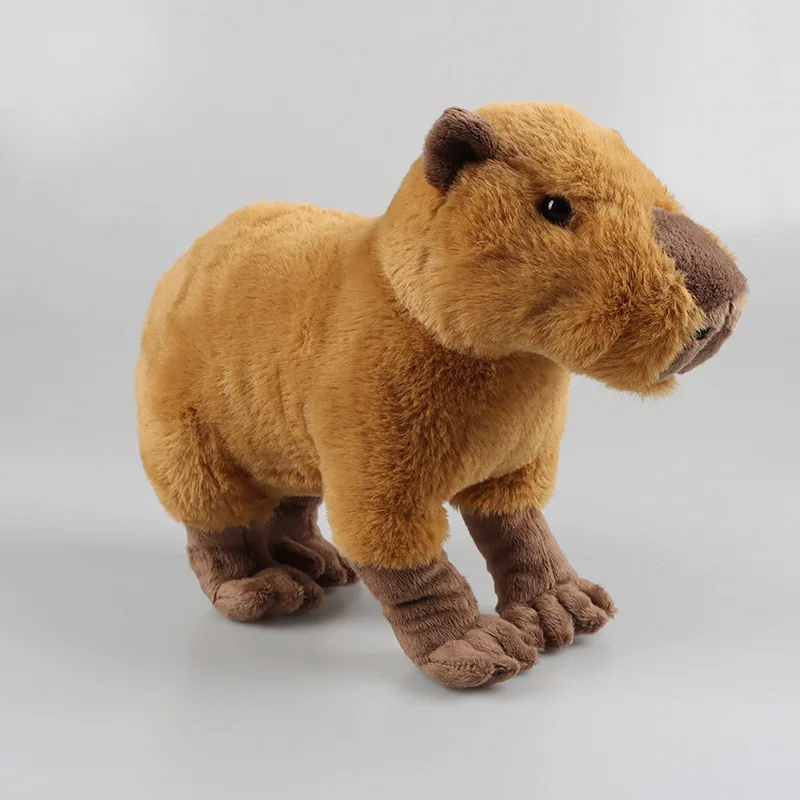 

33cm Simulation Capybara Plush Toy Kawaii Capybara Stuffed Doll Soft Capybara Animal Doll for Children Girls Birthday Gift Toy