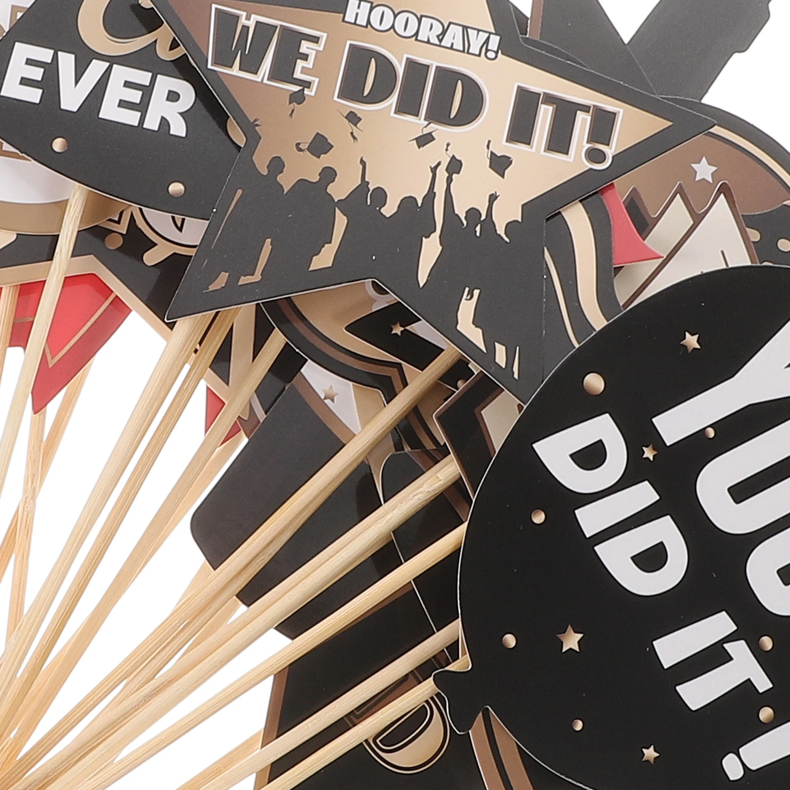 

25pcs Graduation Season Photo Props Party Photobooth Decorations Portrait Diy Supplies 2023 Funny Tools For Selfie Graduation