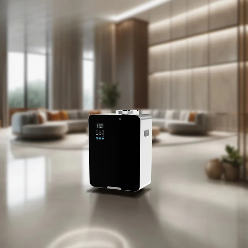 Wall Mount 1000ML Large Essential Oil Diffuser Machine Waterless HVAC Scent Mobile App Electric Power for Household Hotel Use