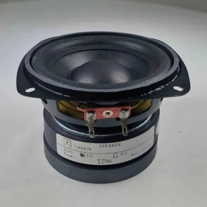 SOTAMIA 1 قطعة 4 بوصة مضخم الصوت مكبر صوت 4 8 أوم 50 واط سوبر باس طويل السكتة الدماغية مكبر هاي فاي الصوت الموسيقى الطاقة مكبر الصوت