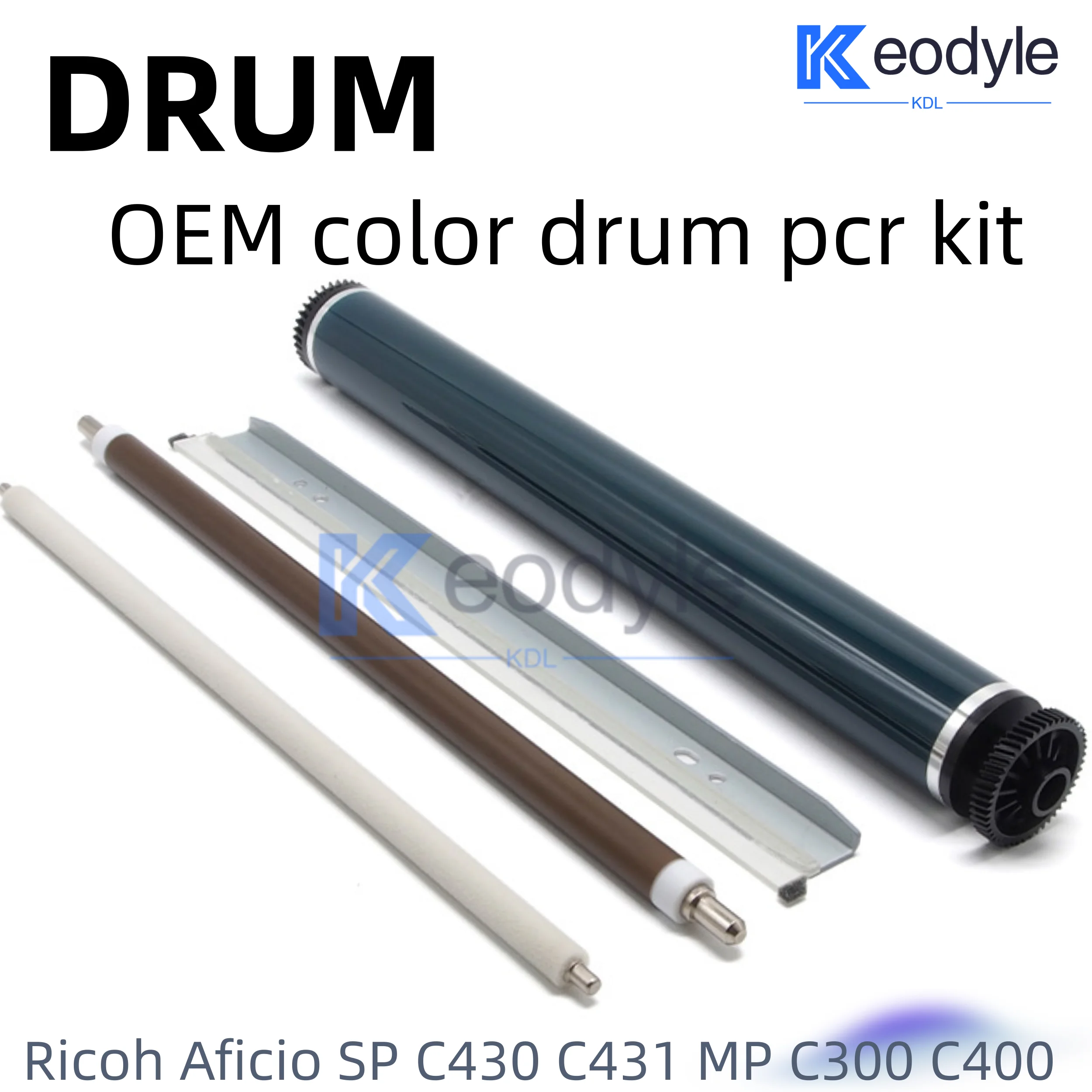 OEM Color OPC Drum PCR Charge Roller Cleaning Blade For Ricoh SPC435 C440 MPC401 C430 SPC430 C431 MPC300 C400 Cleaning Roller
