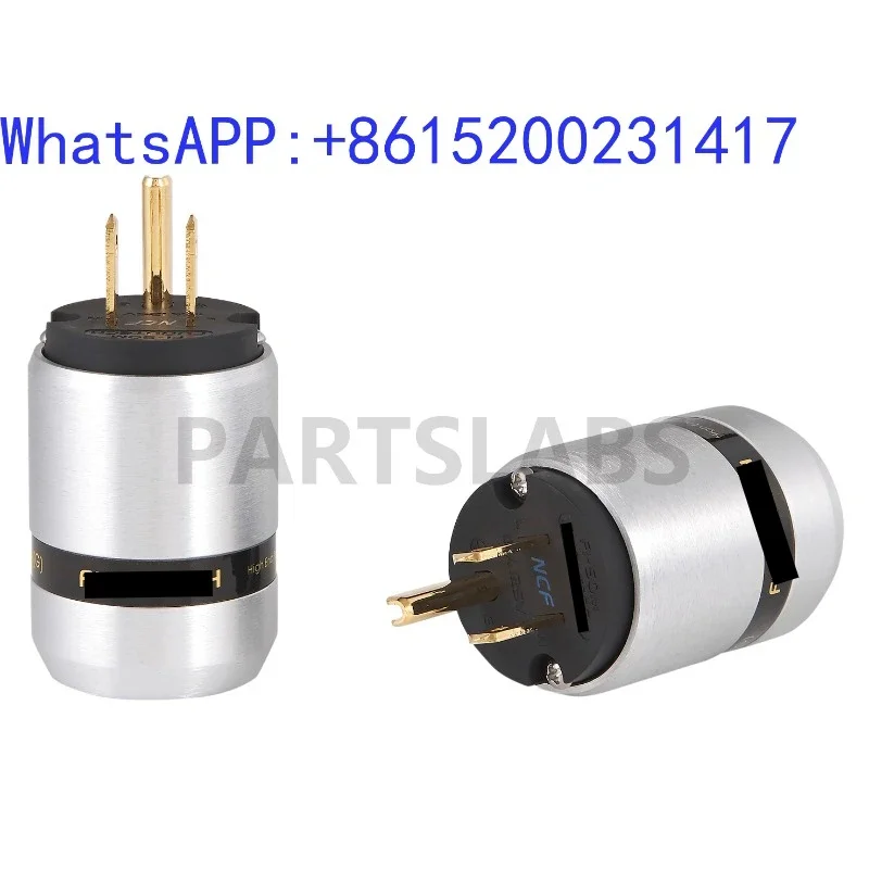 Original F-U-R-U-T-E-C-H Guhe FI-46 (G) NCF gold-plated high-end power plug, power plug tail  (1PCS)