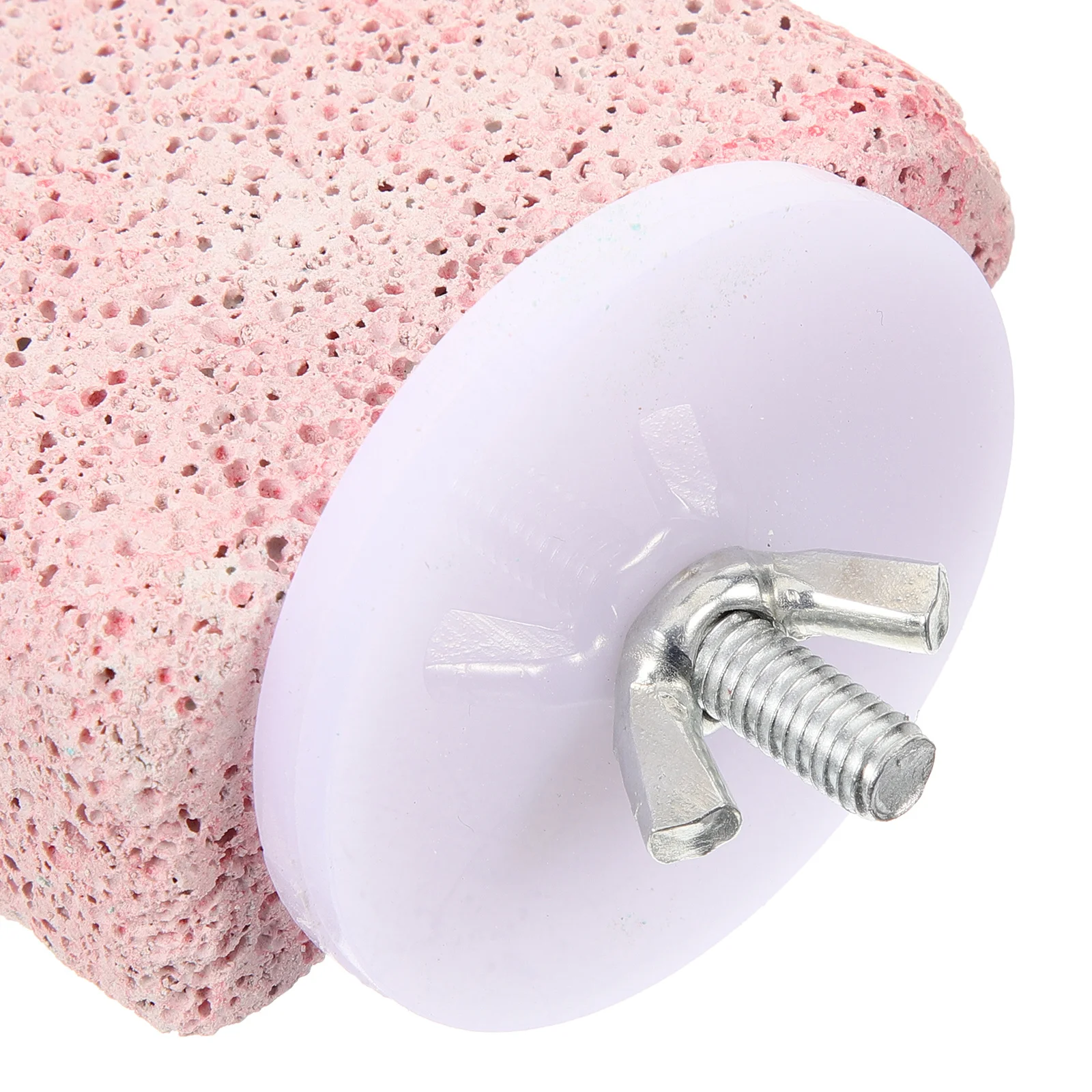 

Parrot Perch Stand Durable Pumice Material Bird Cage Accessory Grinding Claw Platform Easy Install Parakeet Cockatiel Budgie