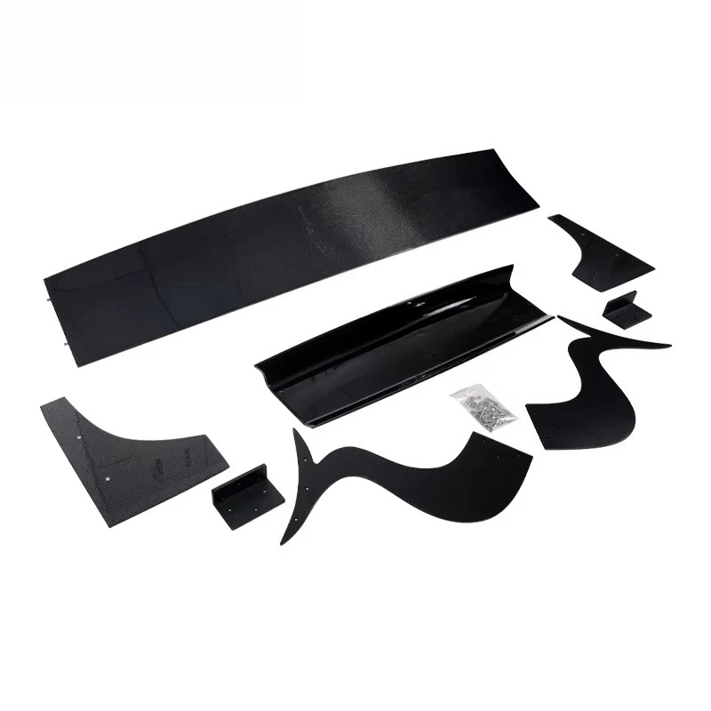 2015-2023 Car Exterior Parts Mustang Robot GT Rear Wind 3K Twill Carbon Fiber Tail Wing for Ford Mustang Rear Spoiler