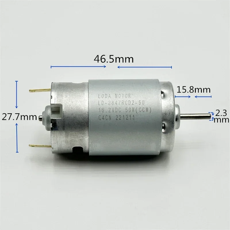 Micro RS-395 Carbon Brush Electric Motor DC 12V 14.4V 16.2V 18V 17000RPM High Speed Large Torque for Hobby Toy Cat Boat Models